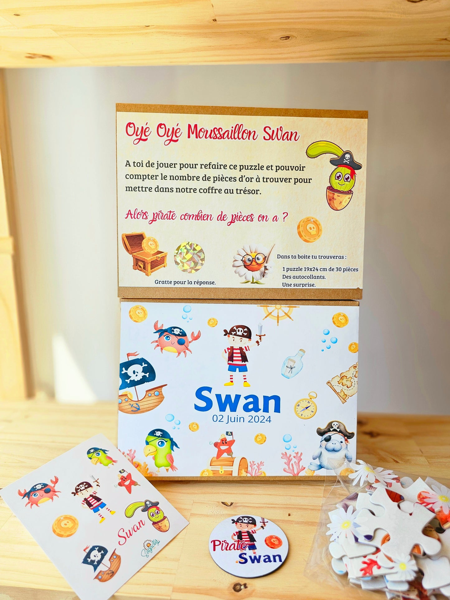 Coffret puzzle - Pirate