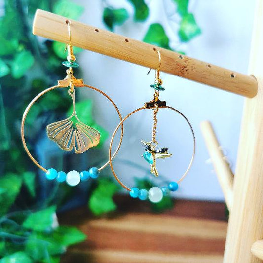 Rêve bleu - Boucles d'oreille