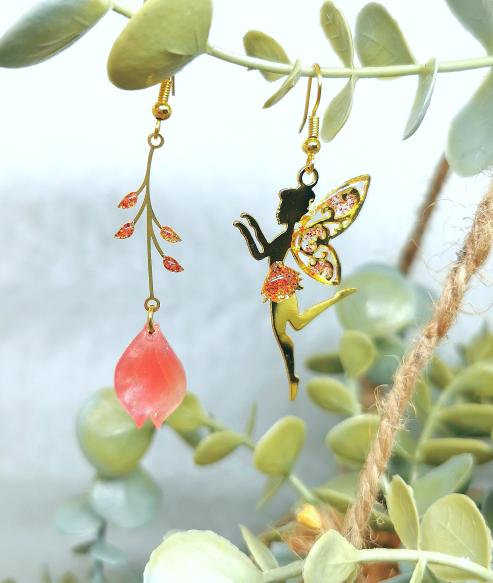 Féé pêche - Boucles d'oreille