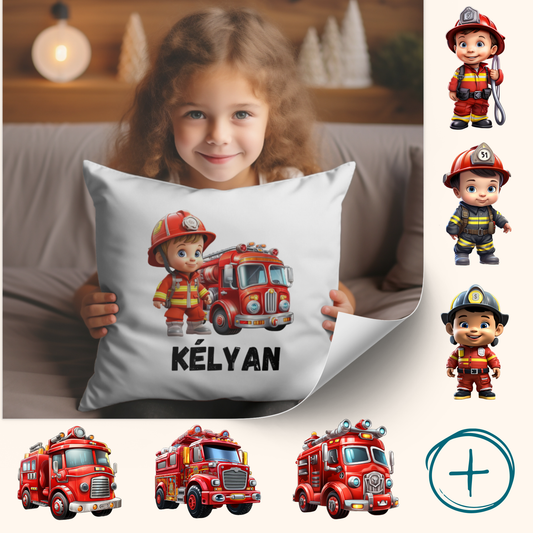 Pompiers - Coussin