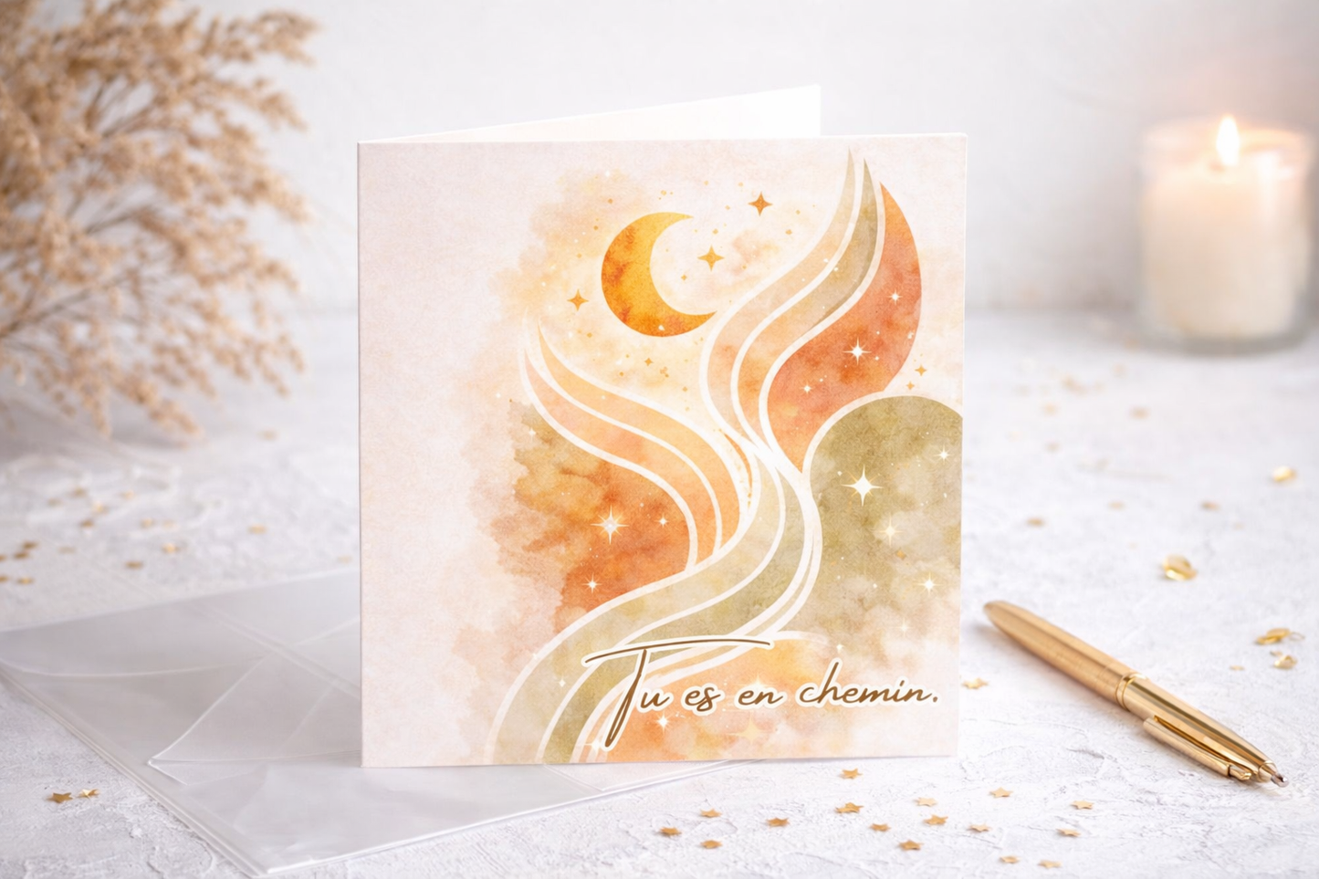 Tu es en chemin - Carte