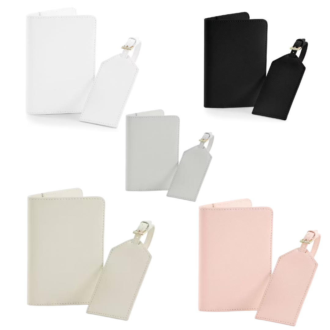 Protège passeport + Etiquette bagage