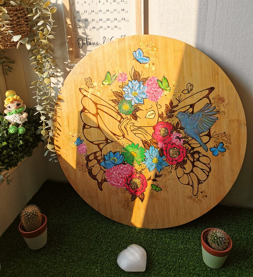 Féé fleury - Plateau tournant 50cm