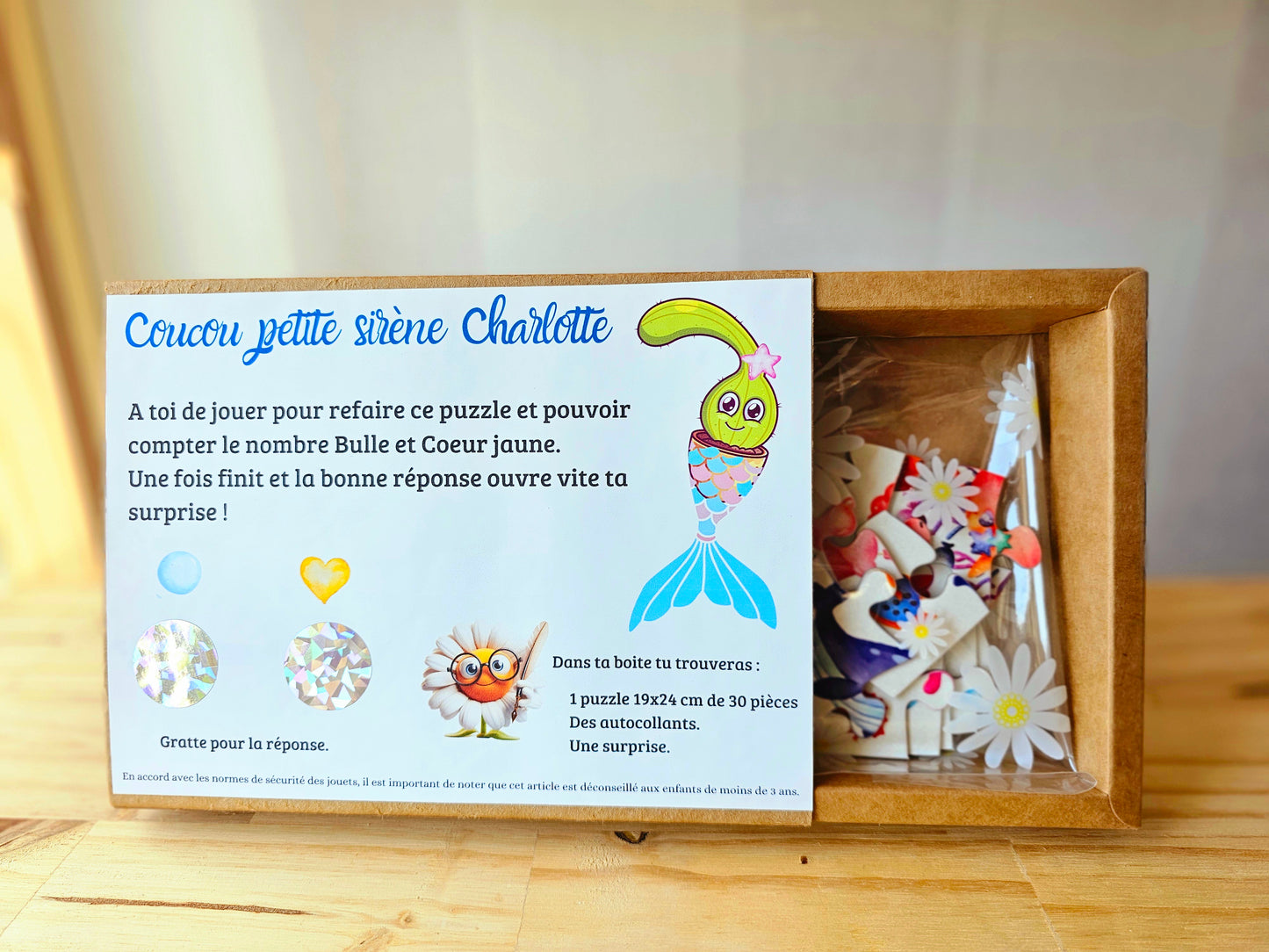 Coffret puzzle - Sirène