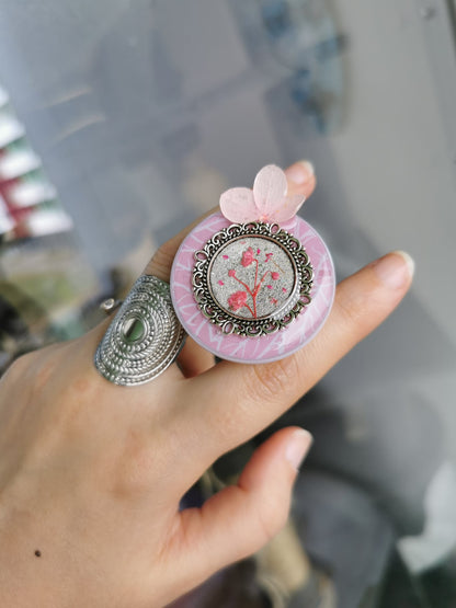 Rose - Grip téléphone