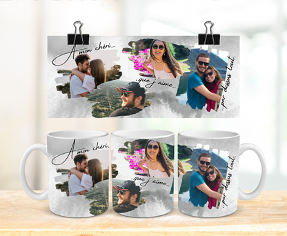 A mon chéri - Tasse photos