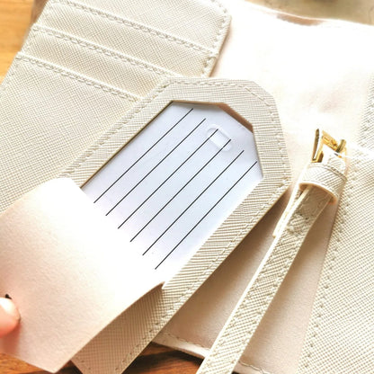 Protège passeport + Etiquette bagage