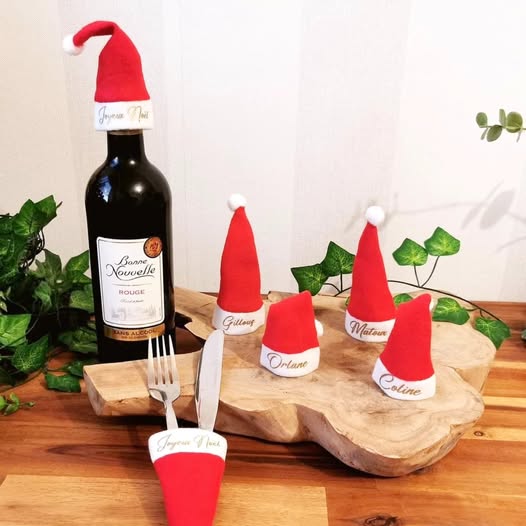Mini Chapeaux de Noël Personnalisés