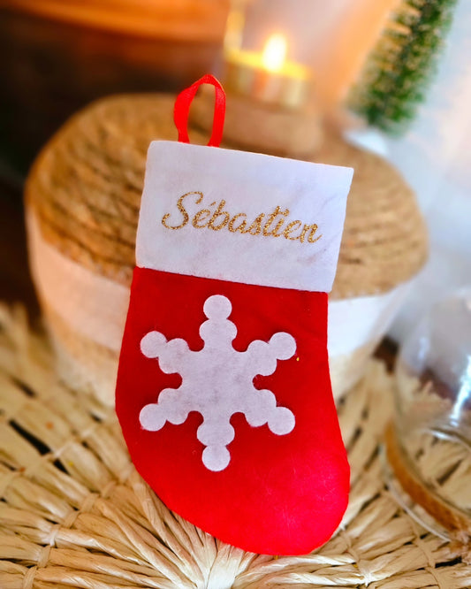 Mini chaussette Noël