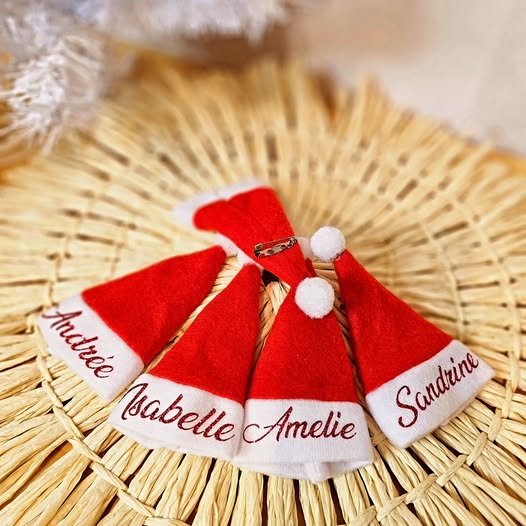 Mini Chapeaux de Noël Personnalisés
