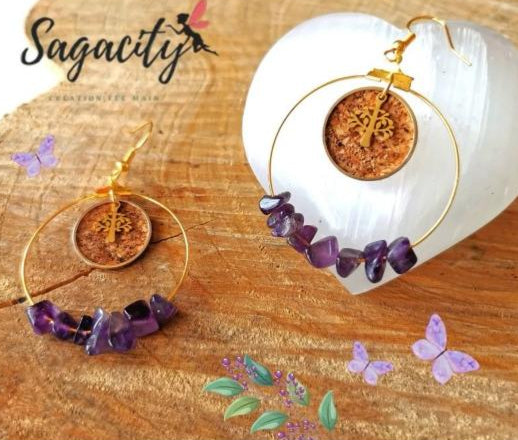 Celeste - Boucles d'oreille