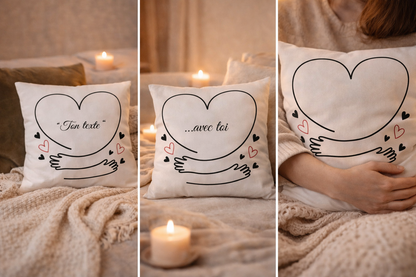 Coussin-Câlin de cœur