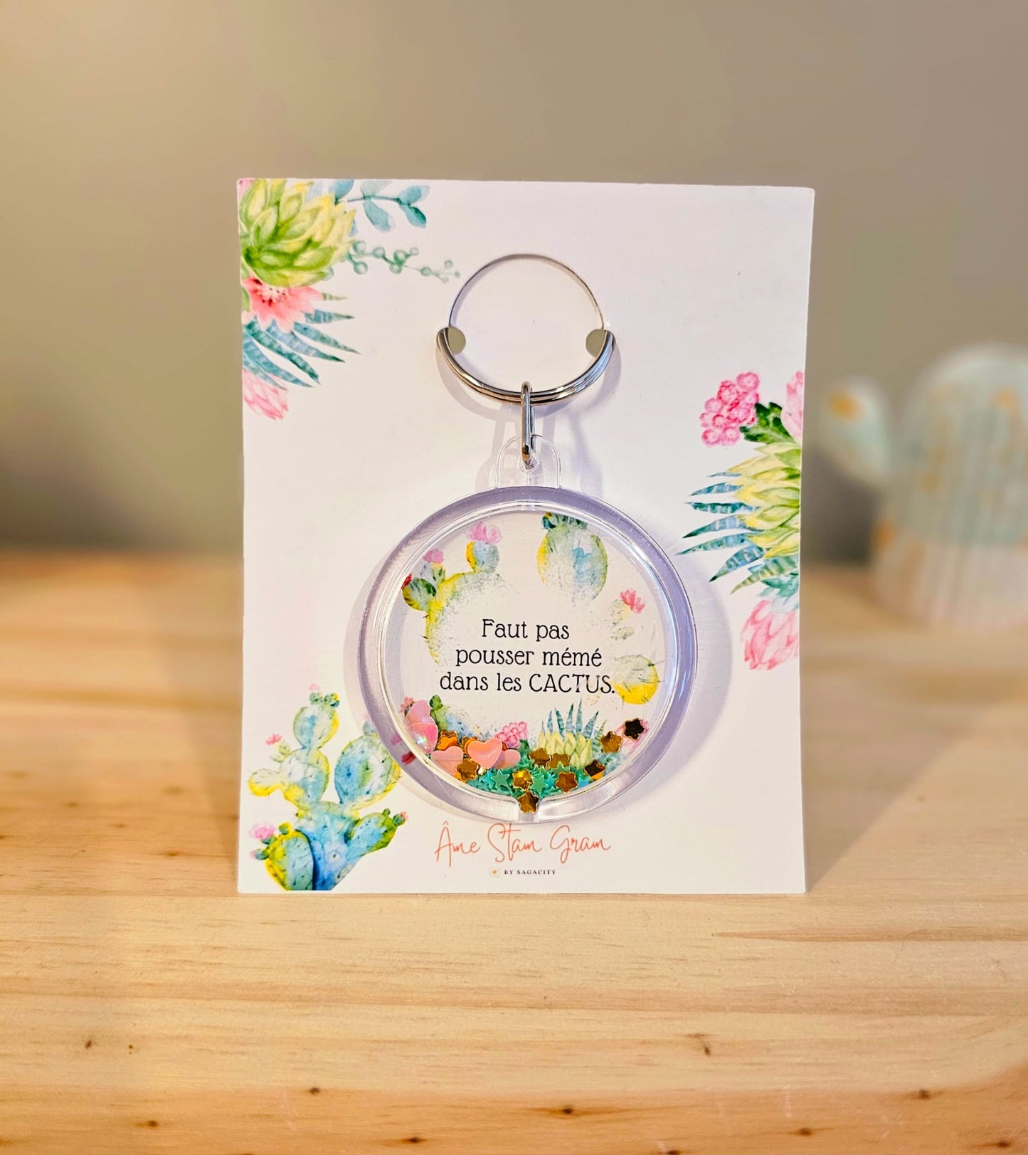 Faut pas pousser mémé - Porte-clés