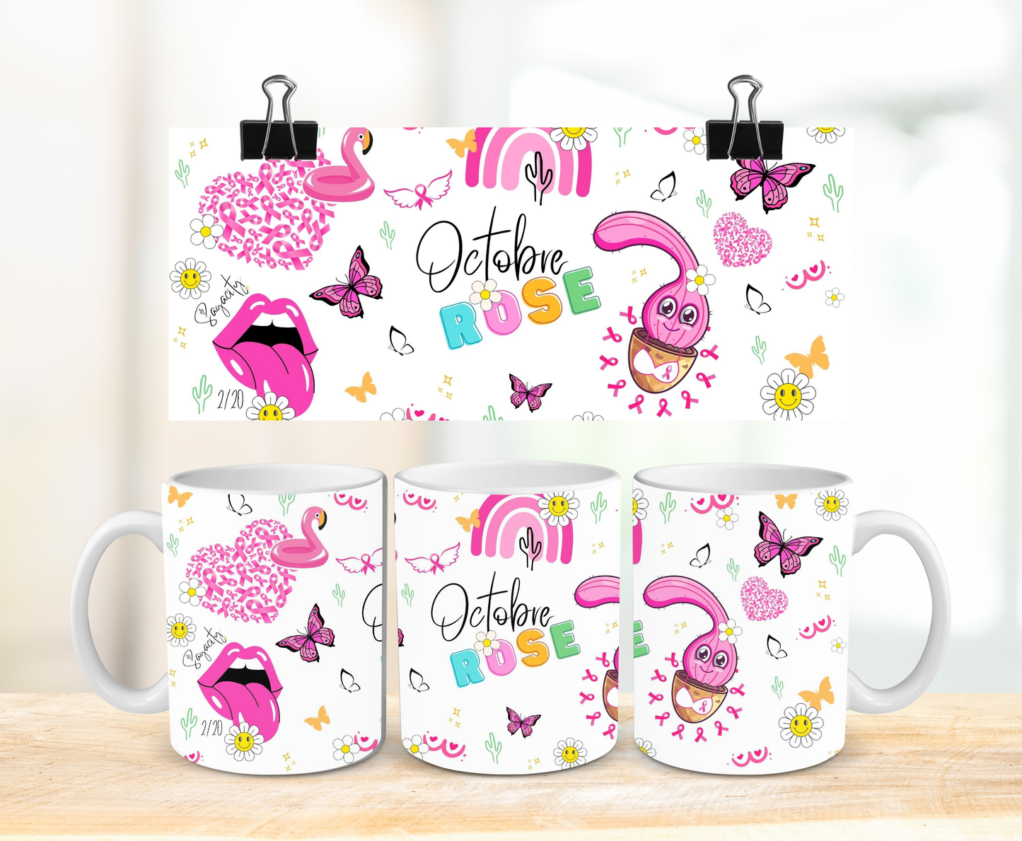 Marcus Octobre rose 23 - Tasse Action du 💚