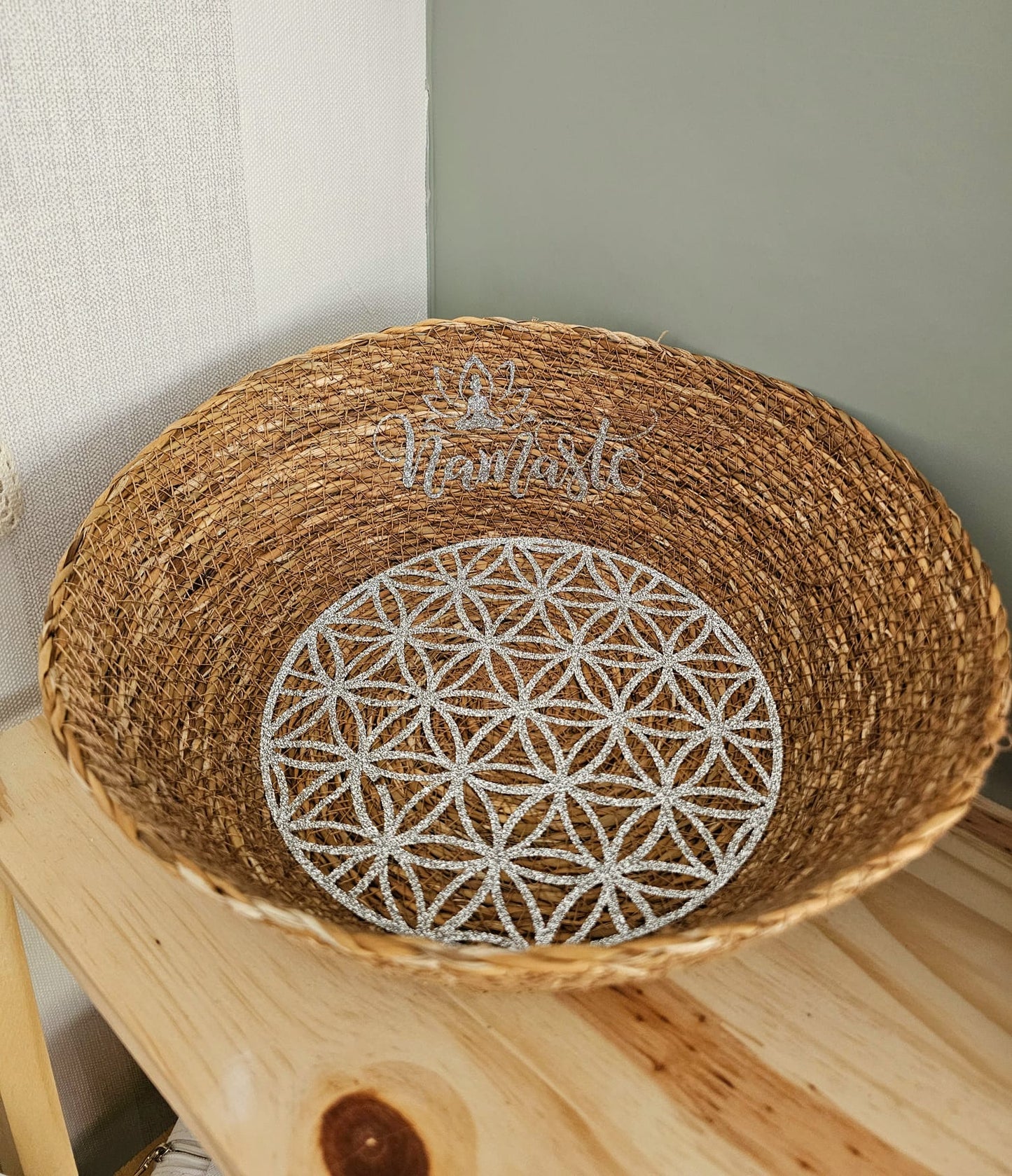 Fleur de vie  - Panière