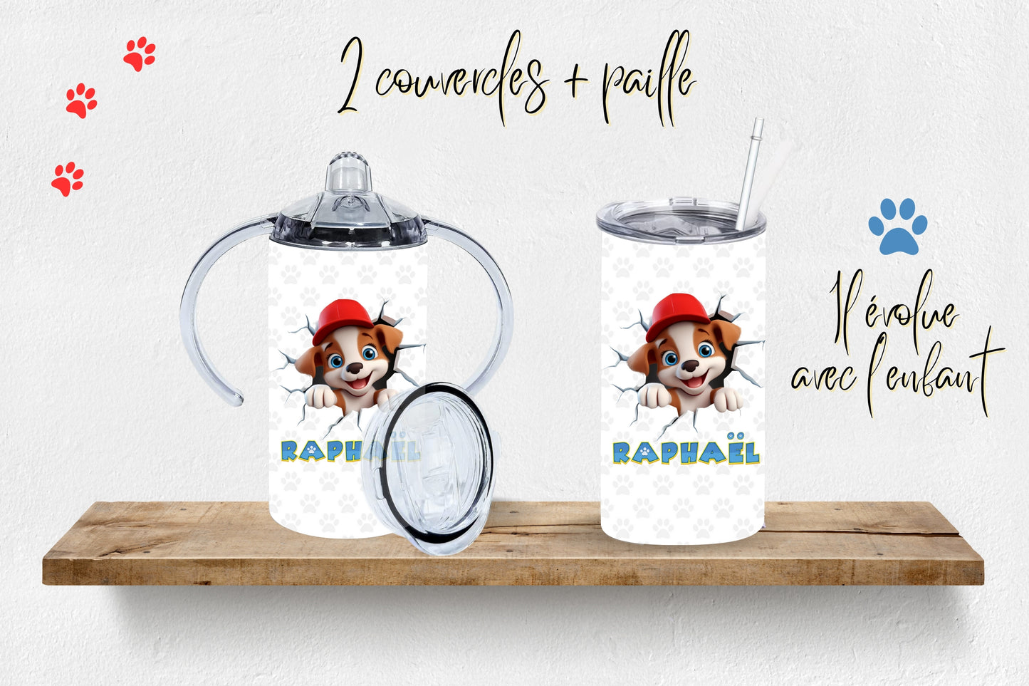 Chien - Tumbler évolutif